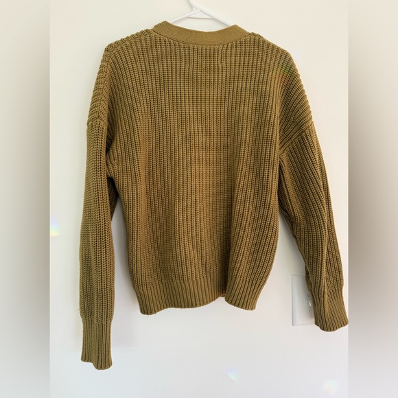 Tradlands Shelter Cotton Cardigan in Dark Olive Green, size XS LIKE NEW - Picture 9 of 10